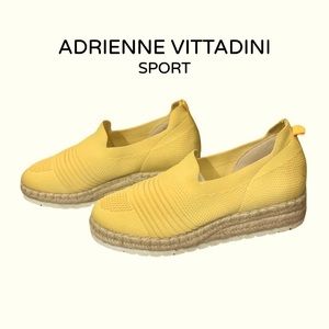 Adorable Adrienne Vittadini Sport ‘NIKO’ Knit Platform Espadrille!  Size 7.5